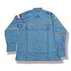 Baju atasan safety k3 / baju safety / seragam kerja 3