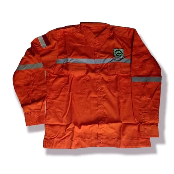 Baju atasan safety k3 / baju safety / seragam kerja