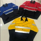 Baju safety atasan kerja proyek / seragam kerja 2