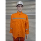 Pakaian Safety Exis Warna Orange 1