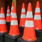 Traffic Cone Cone Safety Cone 75 Cm Black PVC Rubber Base 6