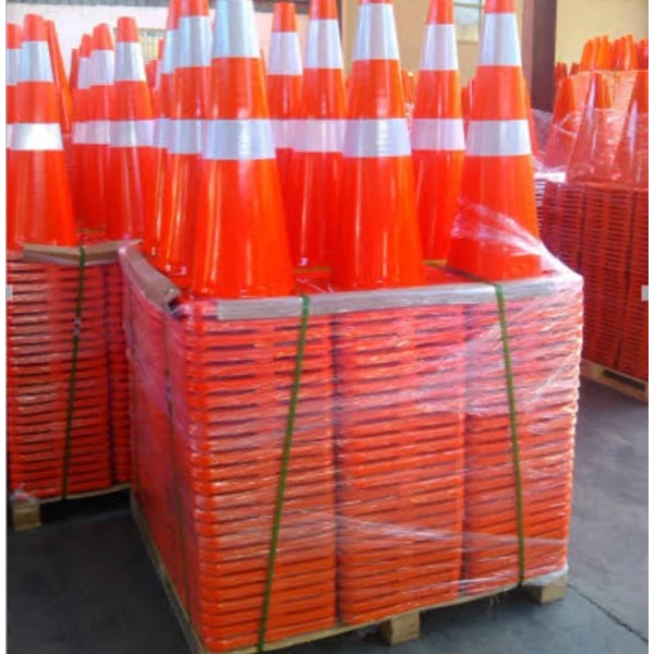  Traffic Cone Full Orange 90 Cm (Karet) Double Scotlight