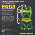 Full Body Harness GOSAVE Single Hook 6