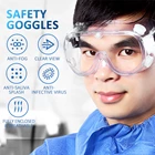 Kacamata Safety Goggle Kacamata Lab Laboratory Goggles Pelindung Mata Dust Fog 4