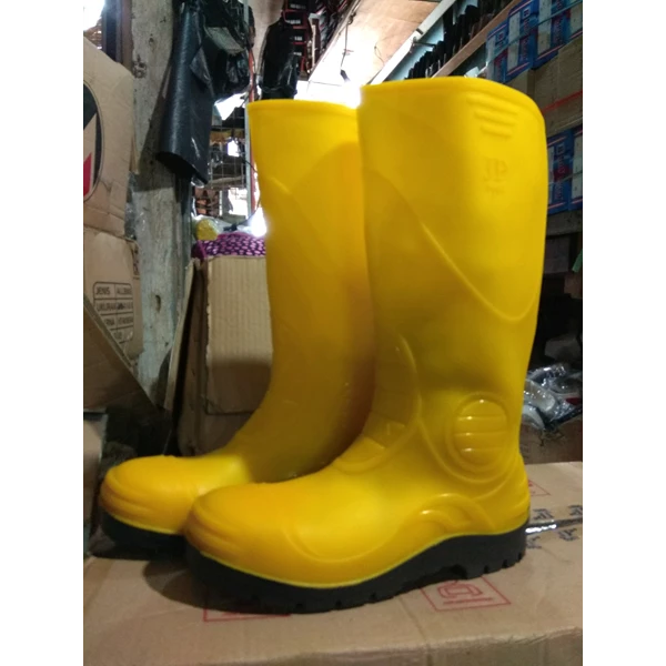 Sepatu Safety Boot Wing On Kuning Murah