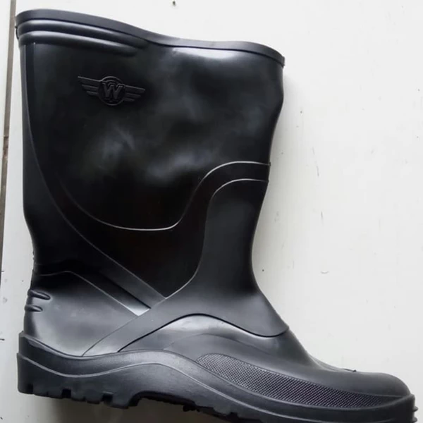 Sepatu Safety Boot Wing On Hitam