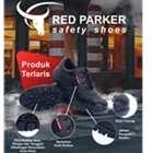 Red Parker P181 safety shoes 1