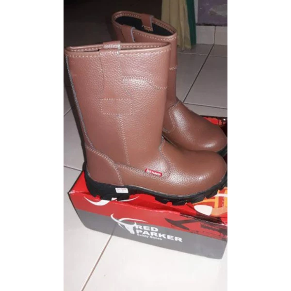 Safety Shoes Red Parker T186