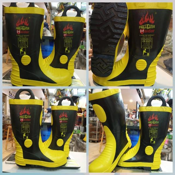 Safety Shoes Boot Haidar Firefighters