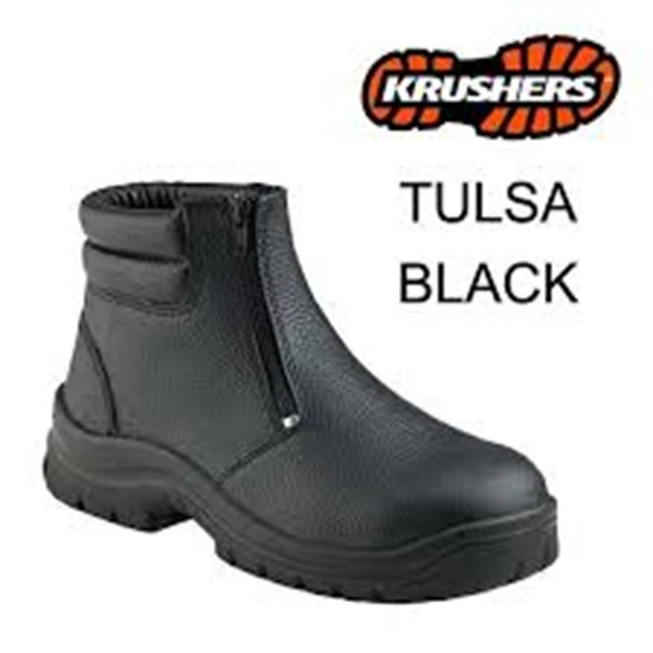 Sepatu Safety Krushers Tulsa Hitam